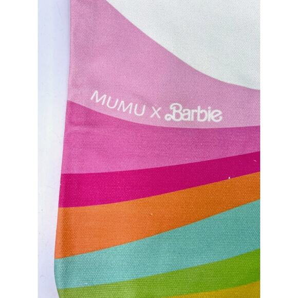 Barbie x Mumu Shoreline Beach Bag Tote NWOT - Picture 3 of 10